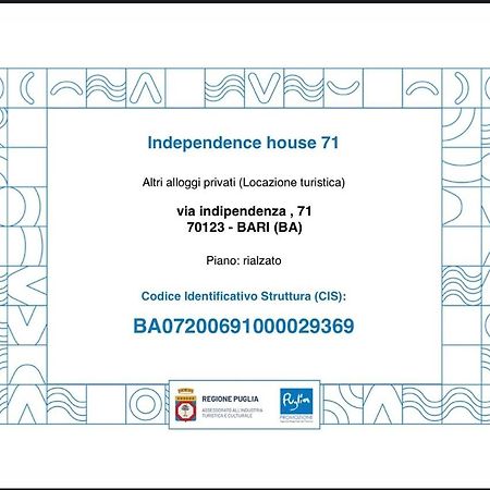 Independence house 71 Appartement Bari Buitenkant foto